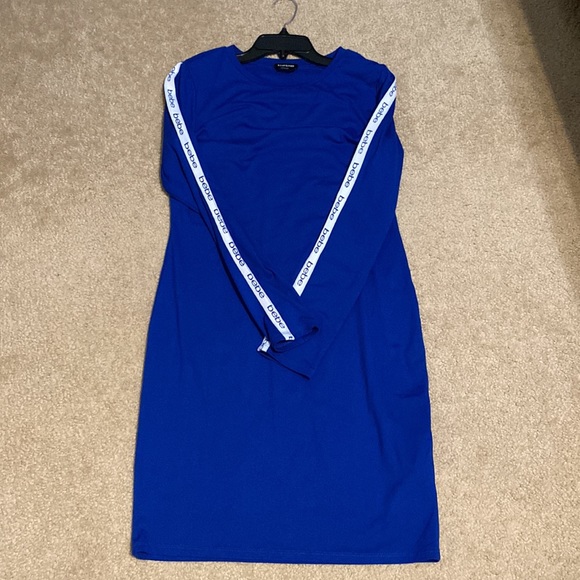 Bebe Blue Dress - Picture 4 of 4